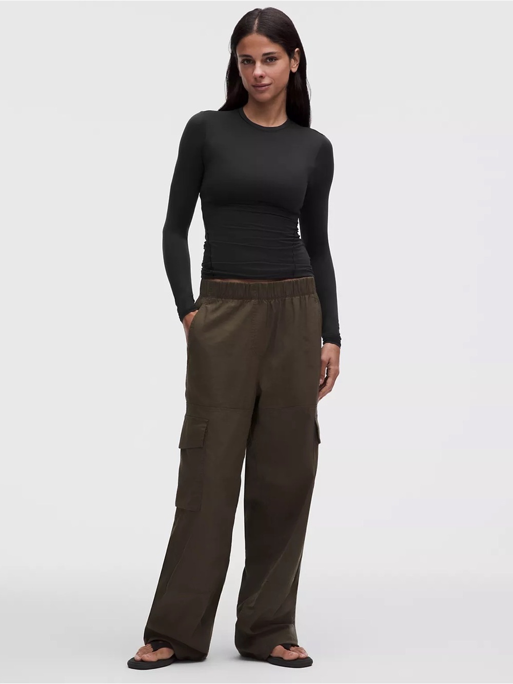 Lululemon Wundermost Ultra-Soft Nulu Crewneck Long-Sleeve Shirt